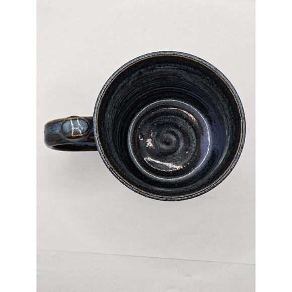 Cobalt Blue Mug Pottery Signed by Artist - Picture 9 of 13